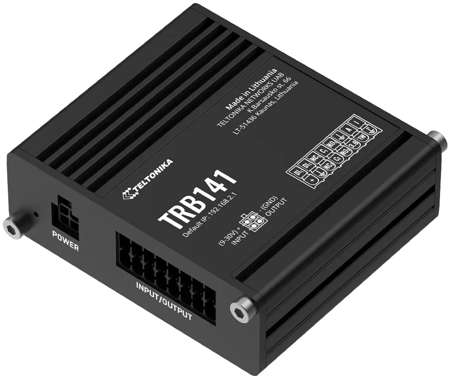 שער IoT סלולרי תעשייתי Teltonika TRB141 LTE Cat 1