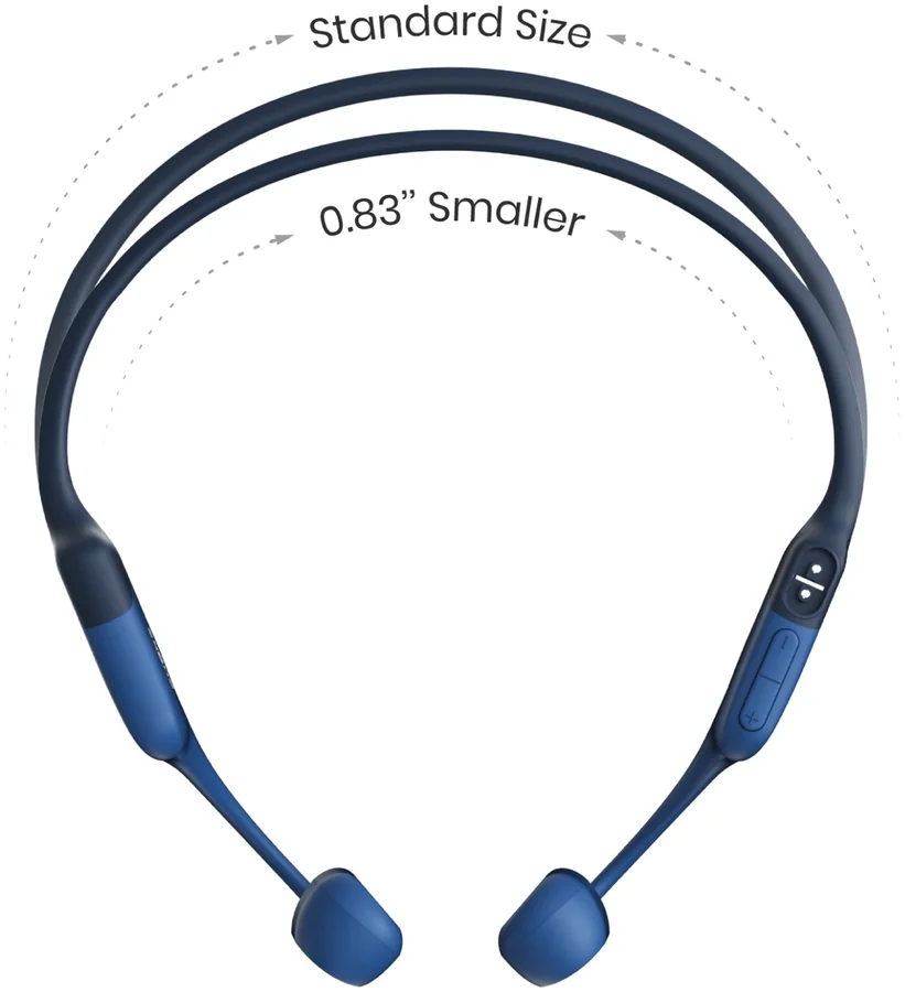 Aftershokz OpenRun Mini Bone Conduction Headphones Blue