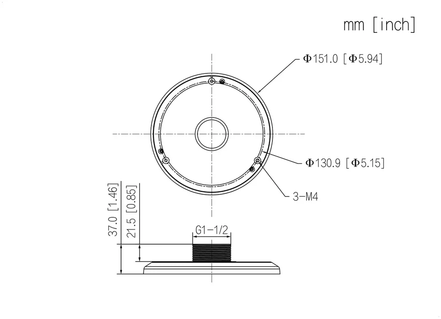 DAHUA PFA100 Camera Mount Adapter