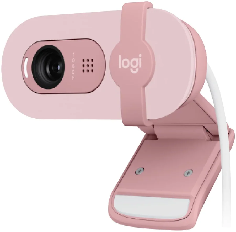 מצלמת רשת Logitech Brio 100 ורוד
