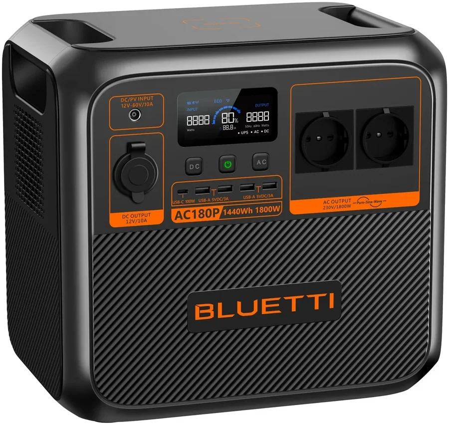 Портативная электростанция BLUETTI AC180P 1800W 1440Wh