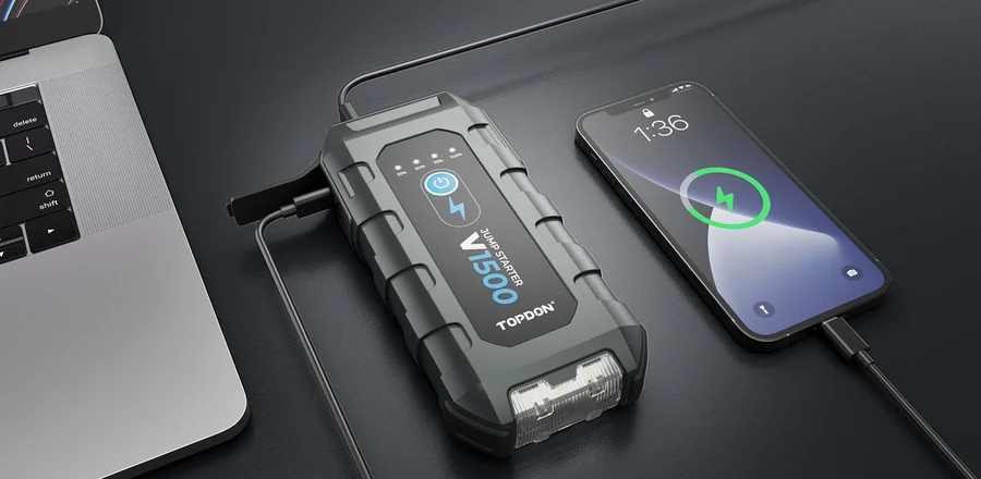 Пусковое устройство для автомобиля TOPDON V1500
