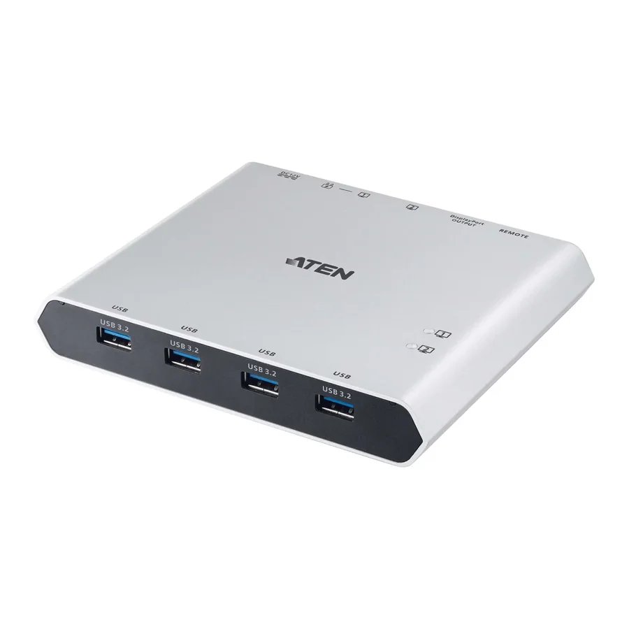 KVM-переключатель ATEN US3311 Duo Flex 2-Port USB-C 4K DisplayPort