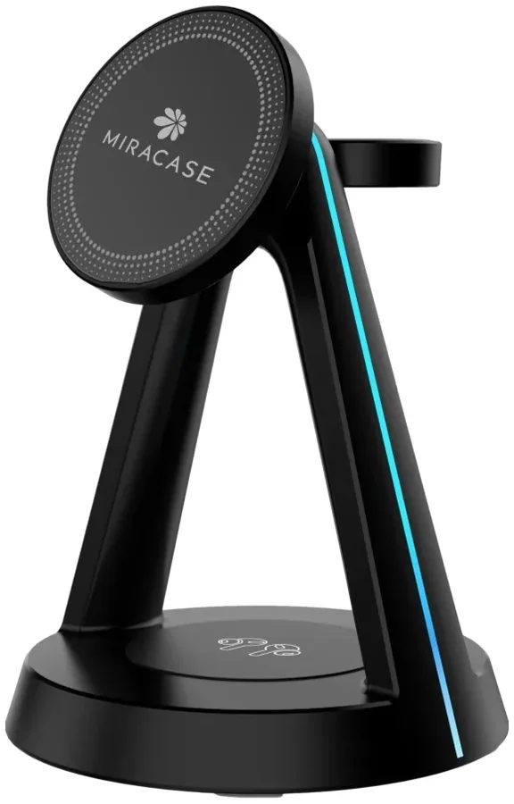 Miracase MWIQ560 Black 3-in-1 Wireless Charger