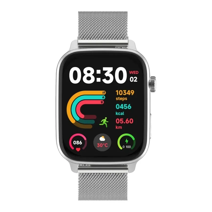 שעון ספורט חכם Miracase Multisport Smartwatch MSW100 כסוף