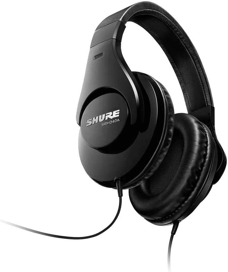 Закрытые проводные наушники Shure SRH240A, черные