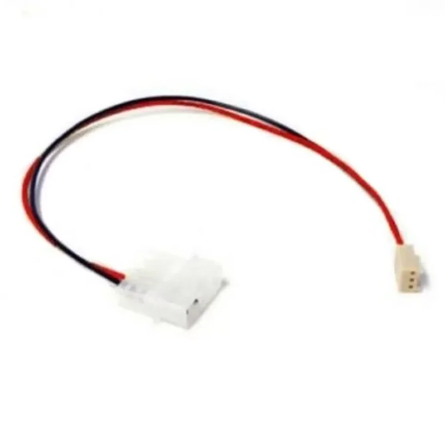 מתאם למאוורר Molex Male to 3 Pin Male Fan