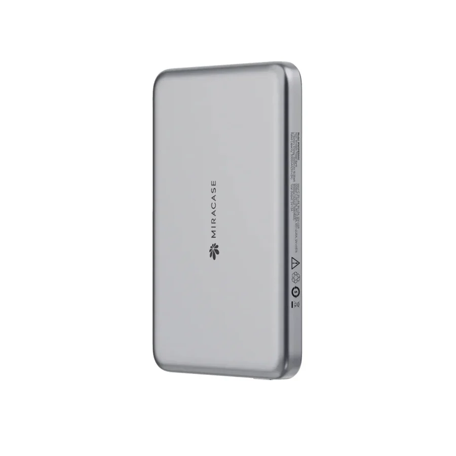 Магнитный внешний аккумулятор Miracase MWSPB5000 MagSafe 5000mAh тёмно-серый