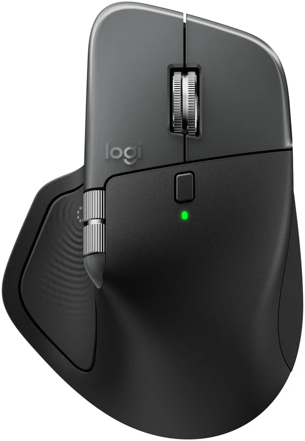 Logitech MX Master 4 for Mac Wireless Mouse, Space Black