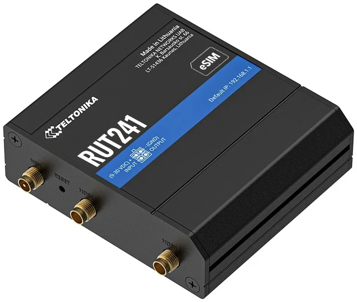נתב סלולרי תעשייתי Teltonika RUT241 Global LTE Cat 4