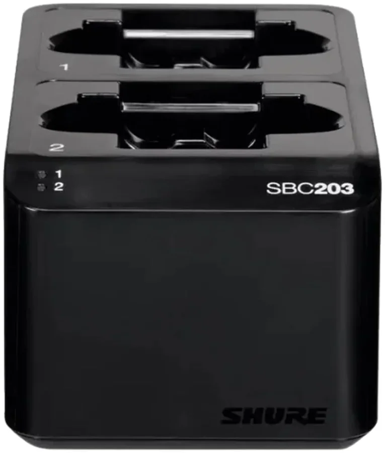 תחנת טעינה כפולה Shure SBC203-E