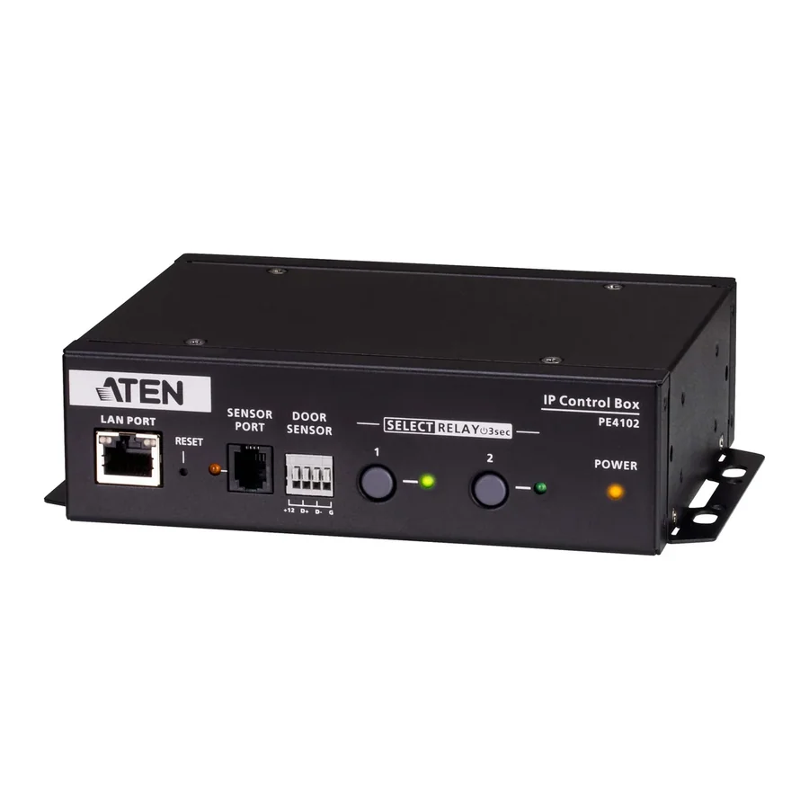 מפצל מתח PDU מנוהל ATEN PE4102G 2-Outlet Eco PDU