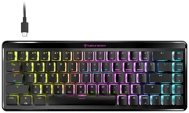 מקלדת גיימינג אלחוטית Turtle Beach Vulcan II Mini Air שחור