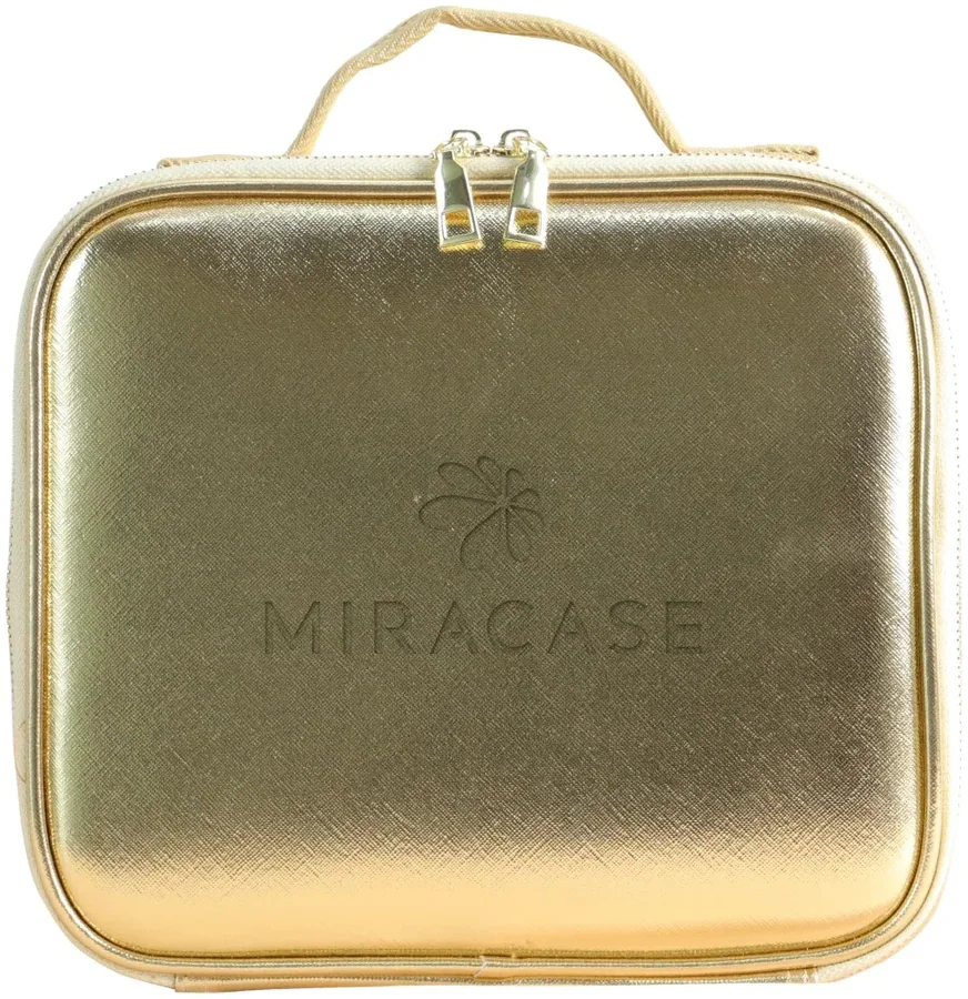 Miracase MCB450 Makeup Bag with LED Mirror Gold