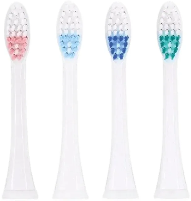 Oral White OWM5R Sonic Power Replacement Toothbrush Heads, 4 Pack