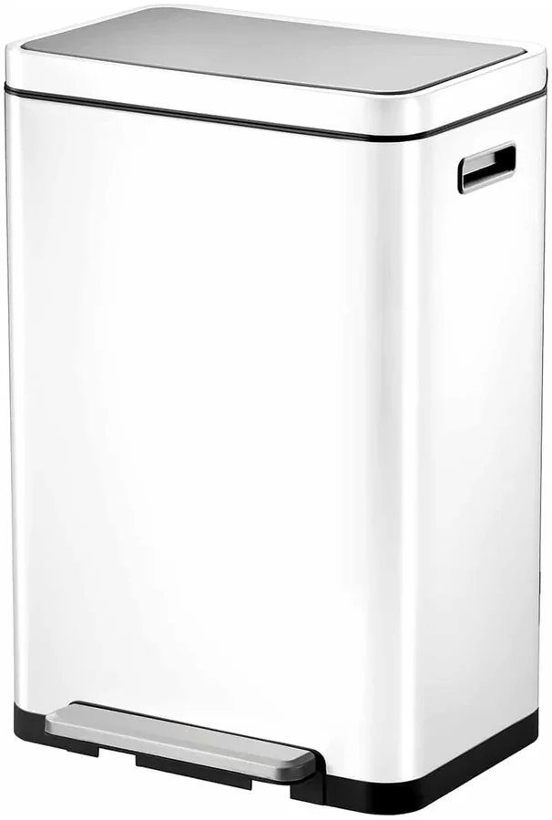 EKO X-Cube 45L White Pedal Bin