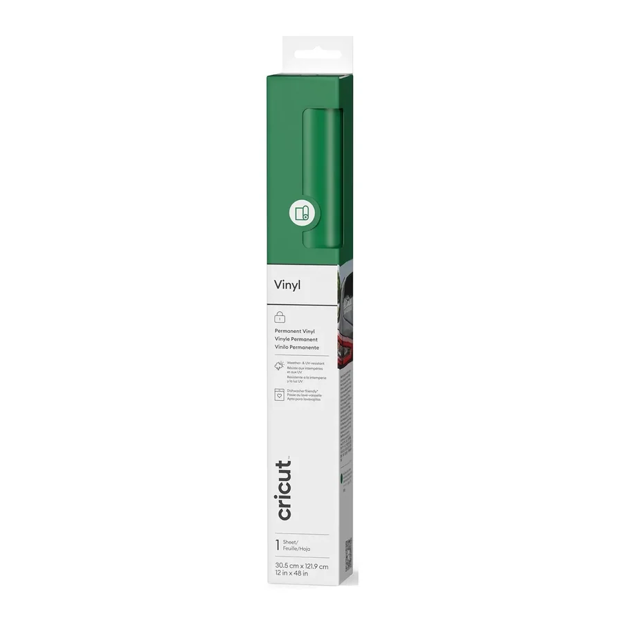 ויניל פרמננט Cricut Premium Vinyl Permanent 30.5x122cm ירוק