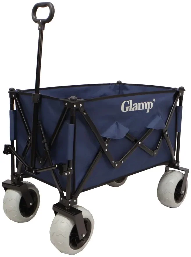 Glamp 200L Folding Camping Wagon Blue