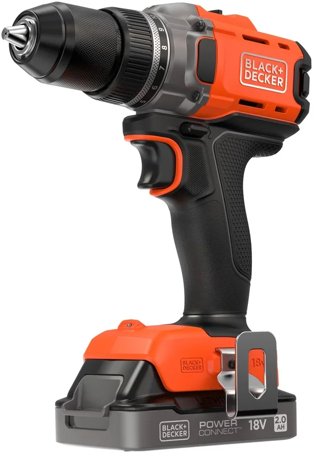 Аккумуляторная дрель-шуруповёрт Black & Decker BCD382D1XC 18V 2.0Ah