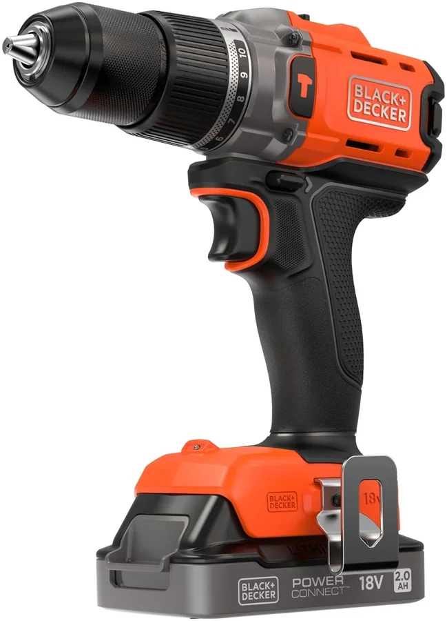 Аккумуляторная ударная дрель Black & Decker BCD383D1XC 18V 2.0Ah