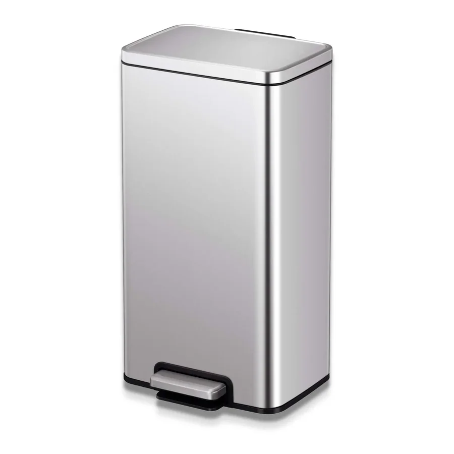 Мусорное ведро с педалью EKO Madison EK9361MMT 30L, нержавеющая сталь