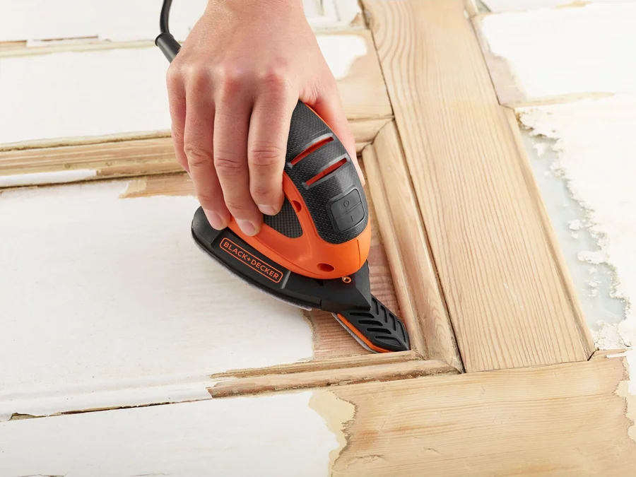 Дельташлифмашина Black & Decker BEW230BC Mouse 55W + 15 аксессуаров