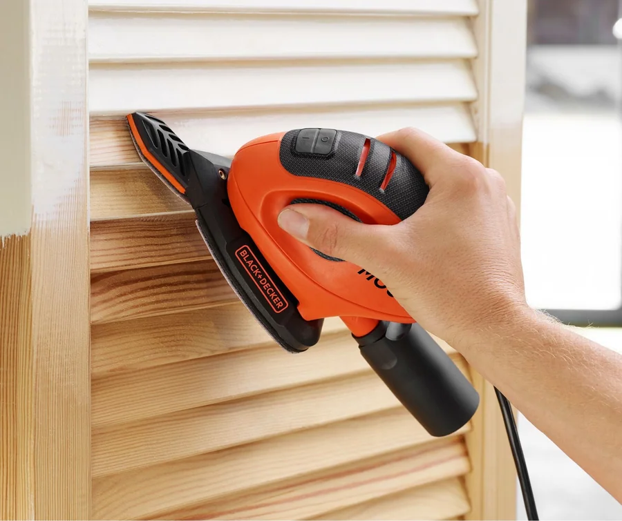 Дельташлифмашина Black & Decker BEW230BC Mouse 55W + 15 аксессуаров