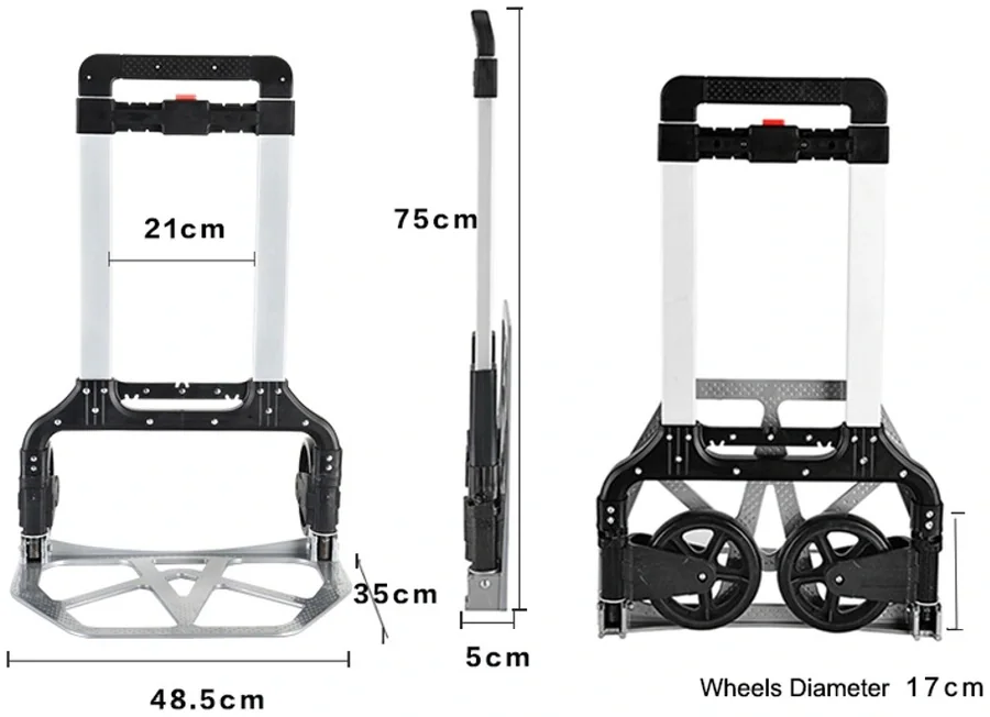 Складная ручная тележка Glamp FHT150 150kg