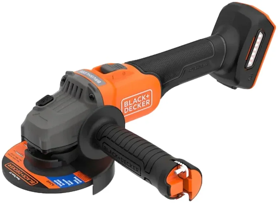 Аккумуляторная угловая шлифмашина Black & Decker BCG6L8N 18V 115mm Brushless