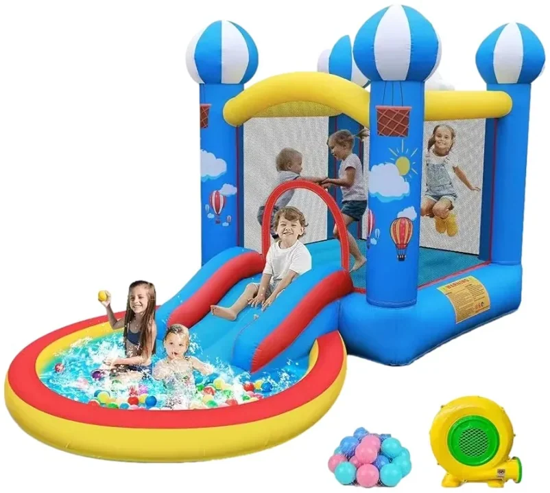 מתקן מתנפח לגינה טירת הכדורים Mirajump MJ68
