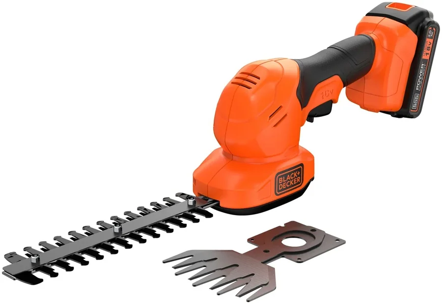 Аккумуляторные ножницы для травы и кустов Black & Decker BCSS18D1 18V 2.0Ah
