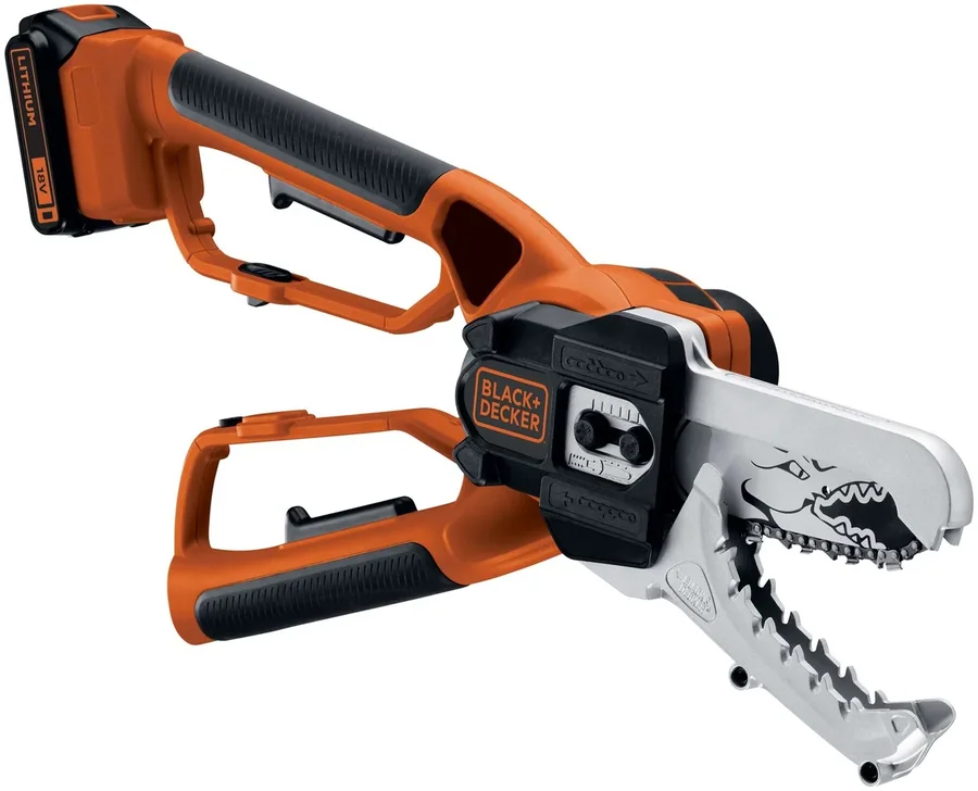 Аккумуляторный цепной сучкорез Black & Decker GKC1000L Alligator 18V 10cm