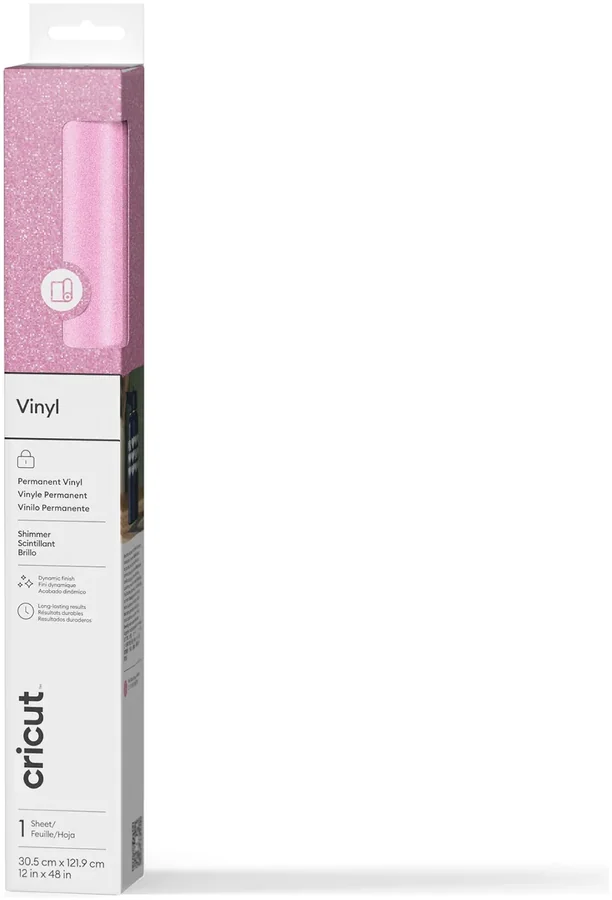 ויניל פרמננט Cricut Premium Vinyl Shimmer Permanent 30.5x122cm ורוד