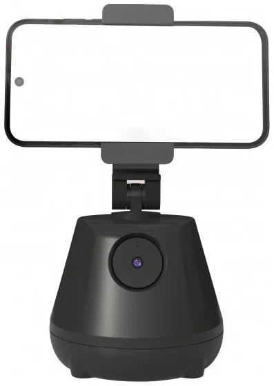 תושבת סמארטפון לצילום 360 מעלות AI 360 Auto Tracking Phone Holder שחור