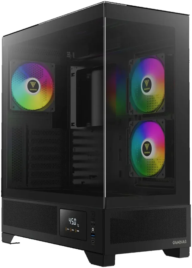 Gamdias ATLAS M1 Black Mid Tower PC Case