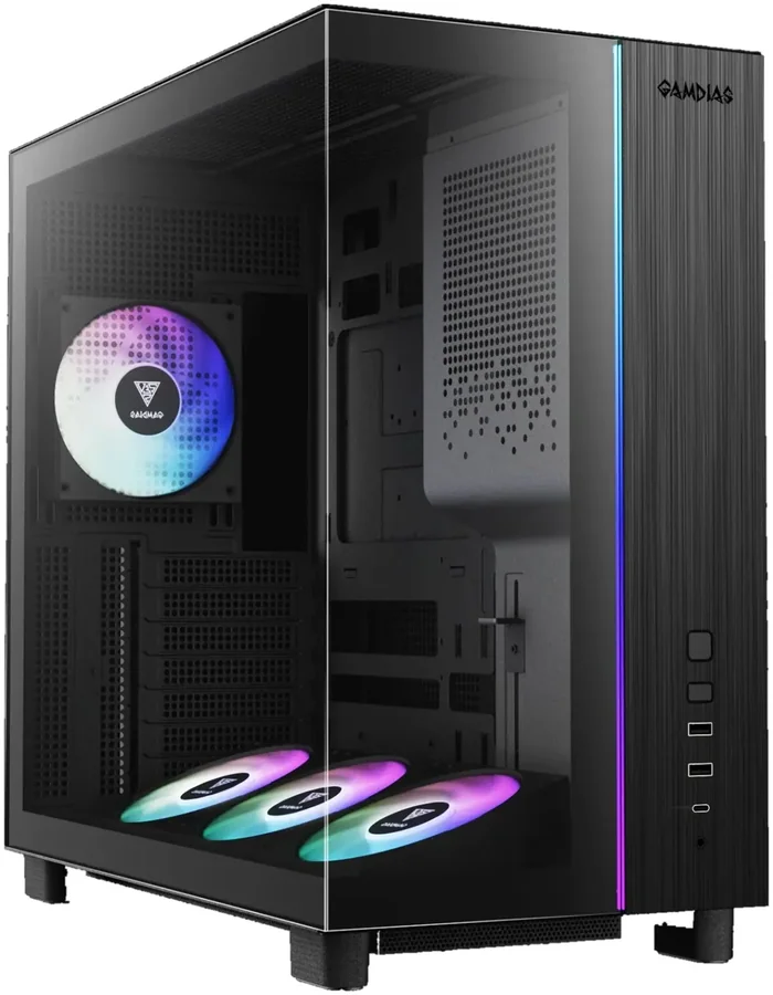 Gamdias ATLAS M4 Black Mid Tower PC Case