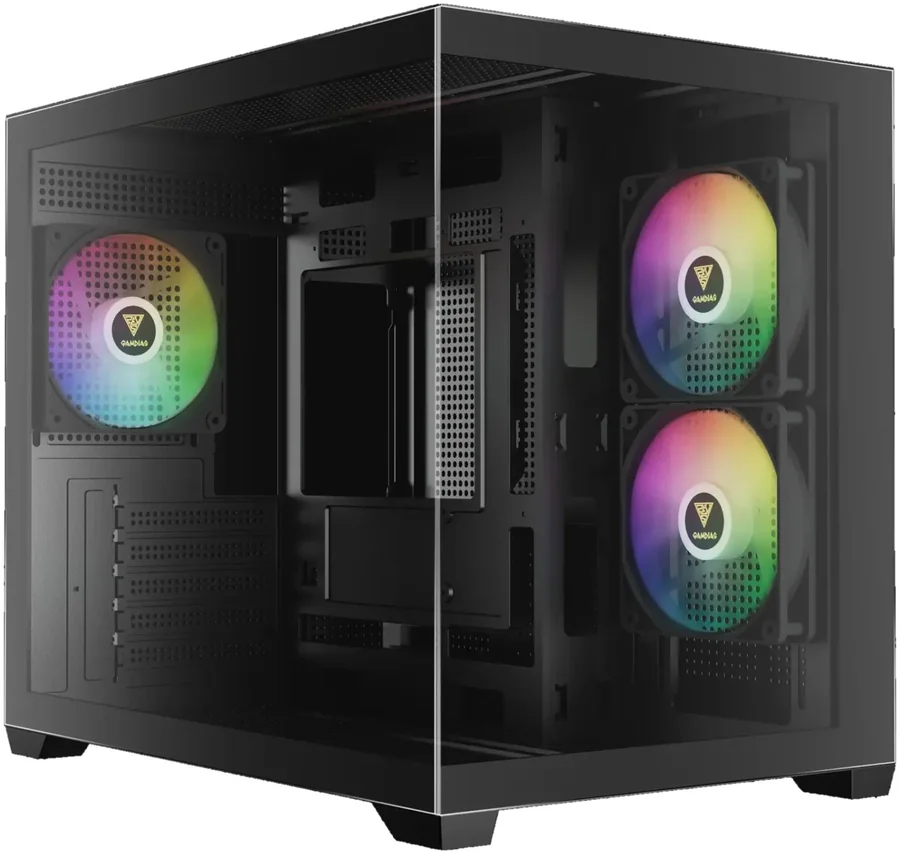 Gamdias AURA GC10M V2 ARGB Black Micro Tower PC Case