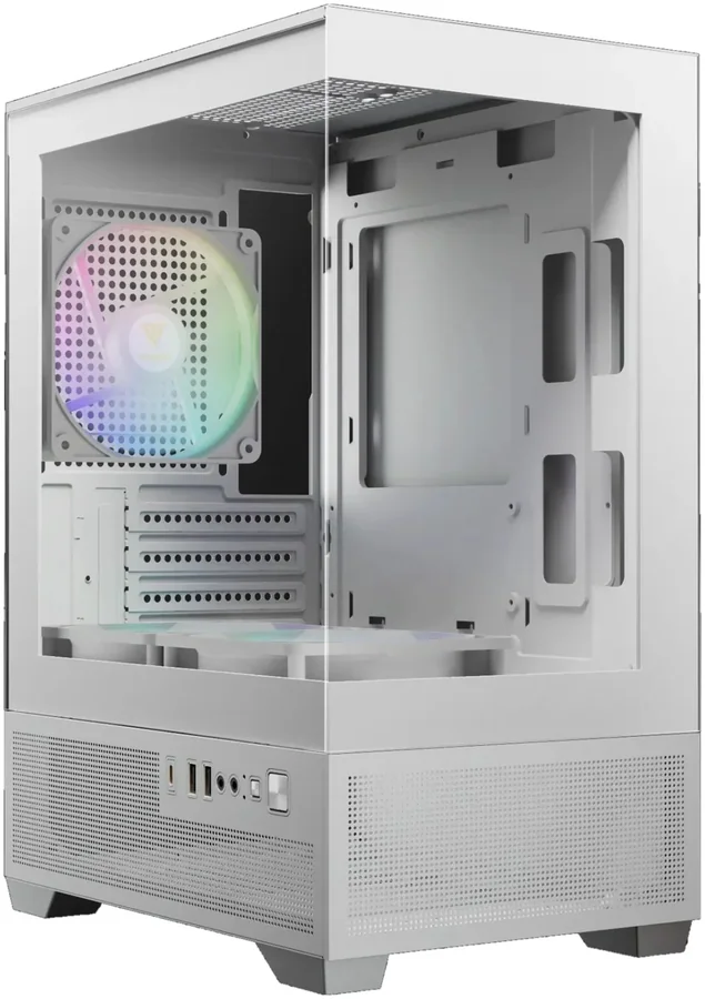 Gamdias AURA GC9M ELITE WH ARGB White Micro Tower PC Case