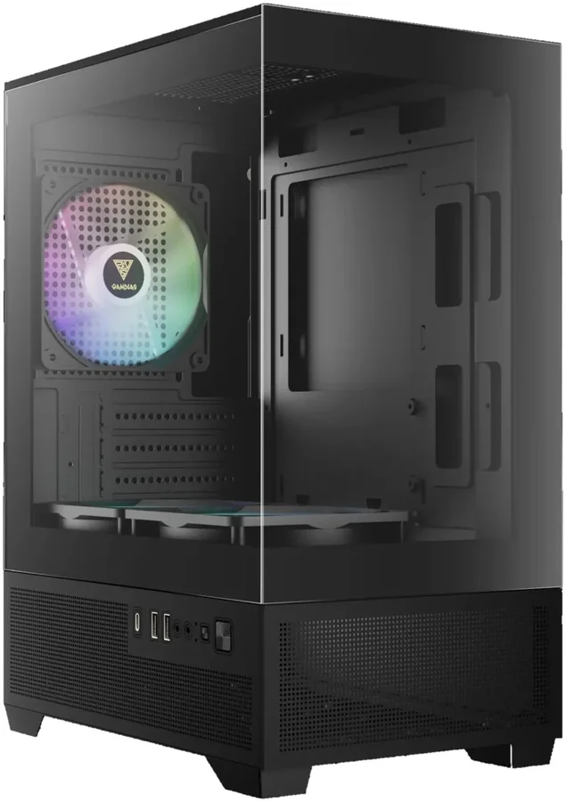 Computer Case Gamdias AURA GC9M ELITE ARGB Black