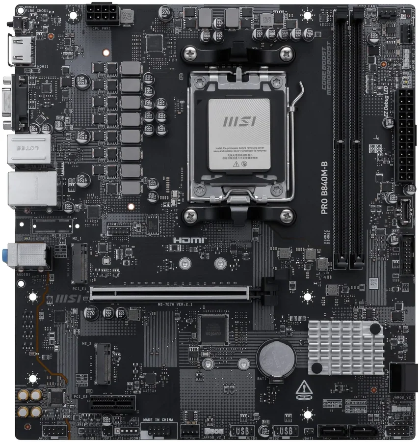 Материнская плата MSI PRO B840M-B