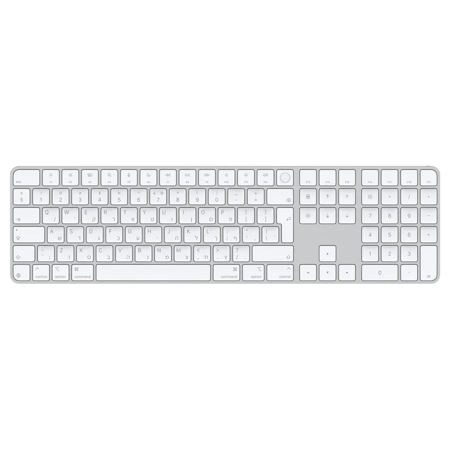 Wireless Keyboard Apple Magic Keyboard with Touch ID and Numeric Keypad (USB-C)