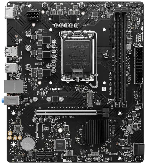 Материнская плата MSI PRO H610M-S DDR4