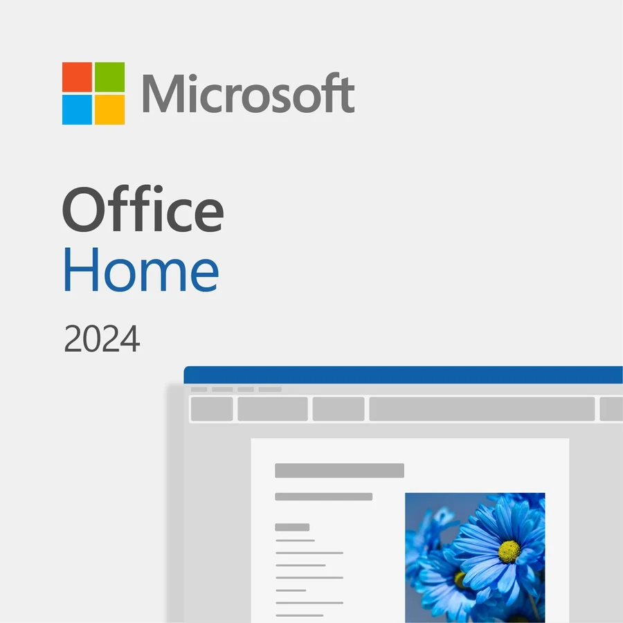 רישיון דיגיטלי מקורי ללא אריזה Microsoft Office Home 2024 All Languages Middle East ESD