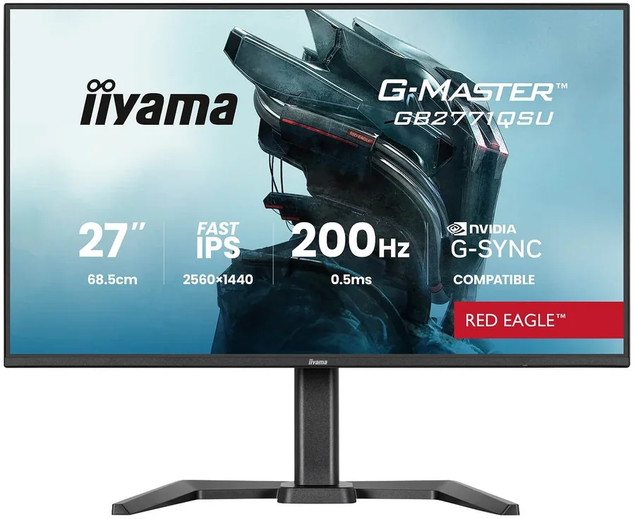מסך מחשב לגיימינג IIYAMA G-Master Red Eagle GB2771QSU-B1 27