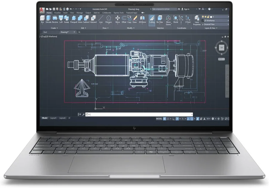 מחשב נייד מקצועי HP ZBook 8 G1i 16 Ultra 7 255H 32GB 1TB RTX 500 Ada