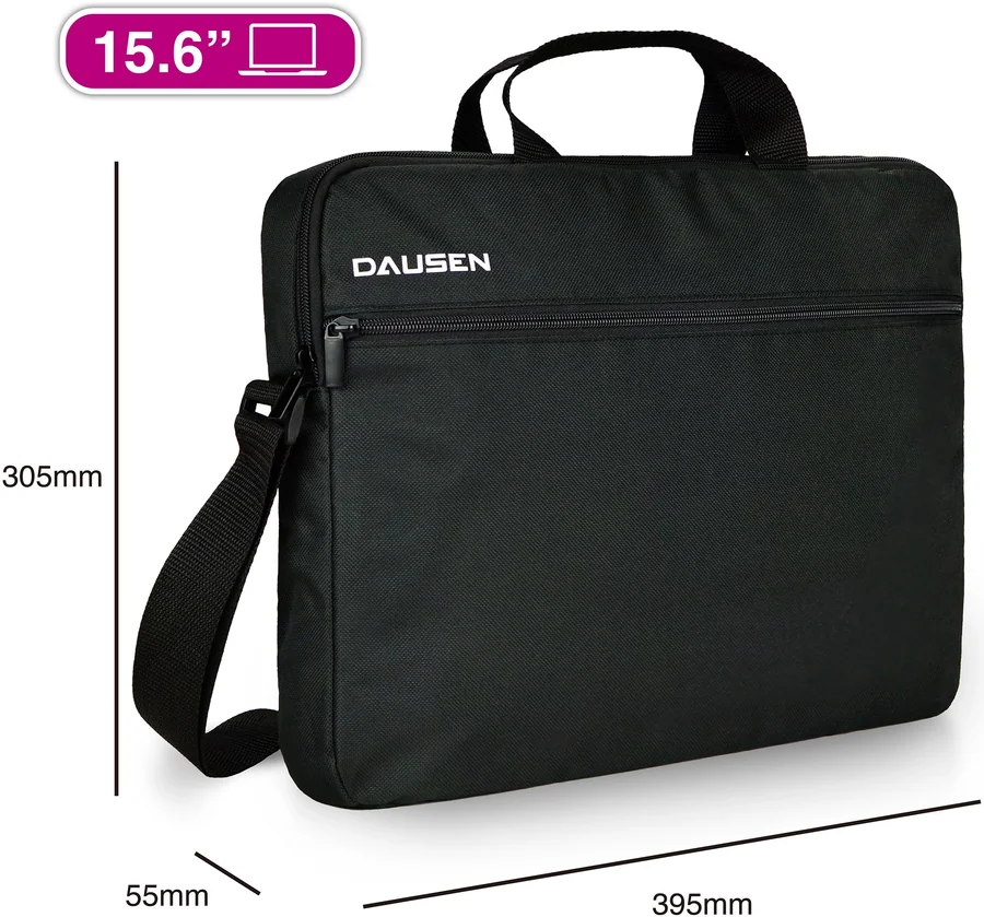 Сумка для ноутбука DAUSEN Traveller Topload Laptop Bag 15.6-16 черная