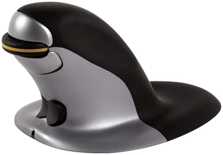 עכבר ארגונומי אלחוטי Fellowes Penguin Ambidextrous Vertical Mouse Wireless Large