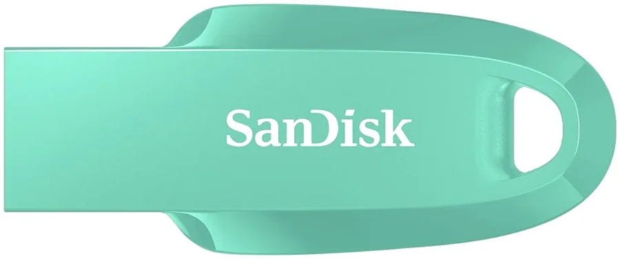 זיכרון נייד Sandisk Ultra Curve USB 3.2 64GB ירוק