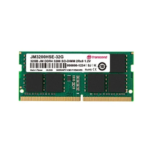 Модуль памяти для ноутбука Transcend JetRam DDR4 3200 SO-DIMM 32GB
