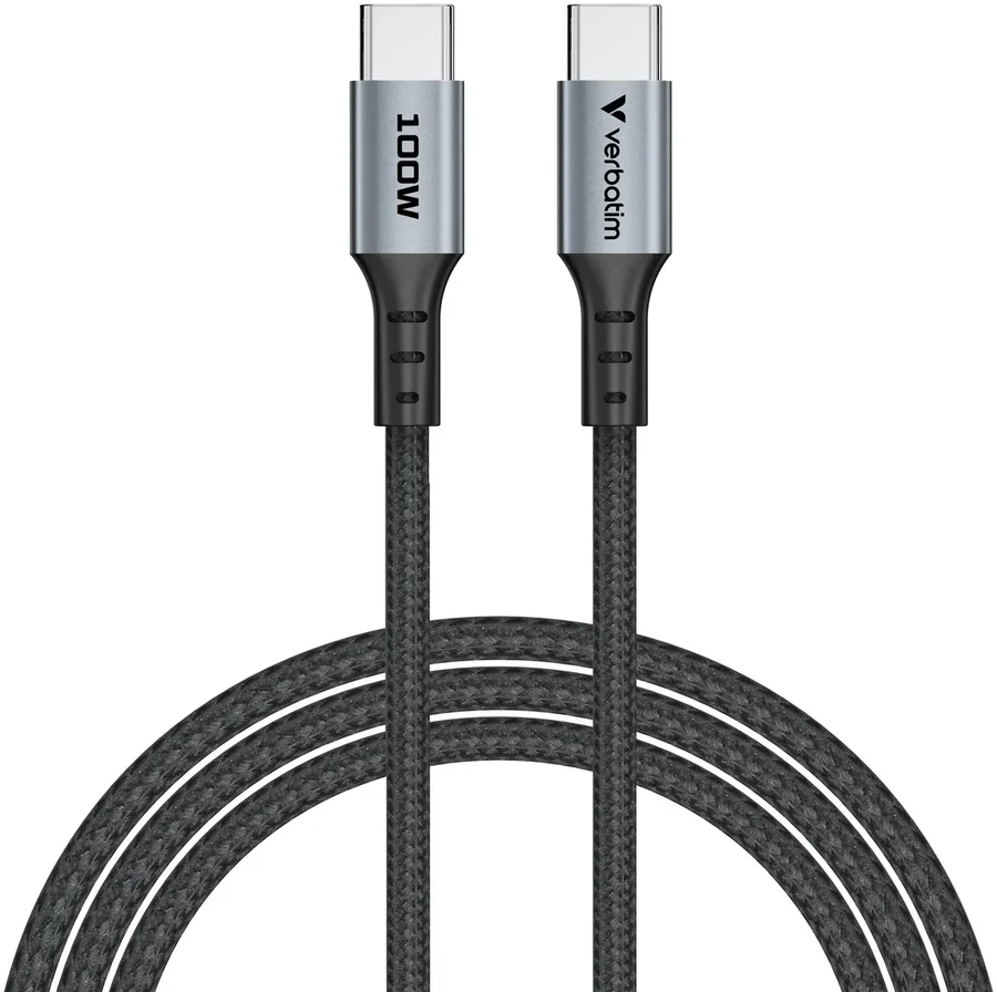 כבל Verbatim Sync & Charge USB-C to USB-C 100W 1.2m